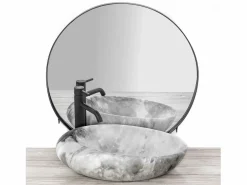 Rea Lavabo Sobre Encimera Roxy C Stone L. White Blanco Hot