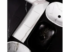 Rea Lavabo Sobre Encimera Demi Shiny Aiax White Blanco Online