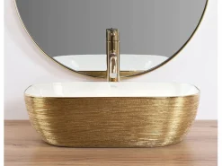 Lavabo Sobre Encimera Belinda White Gold^Rea Outlet