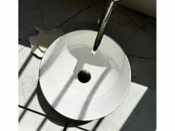 Lavabo Sobre Encimera Stella Brush Gold White^Rea