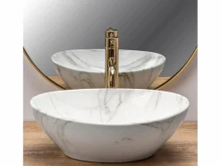 Rea Lavabo|Lavabo Sobre Encimera Sofia Shiny Aiax White