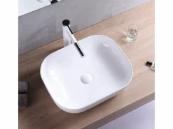 Rea Lavabo Sobre Encimera Mona White Blanco Sale