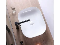 Rea Lavabo Sobre Encimera Mona White Blanco Sale