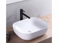 Rea Lavabo Sobre Encimera Mona White Blanco Sale