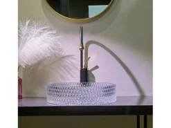 Rea Lavabo|Lavabo Sobre Encimera Cristal 39 White