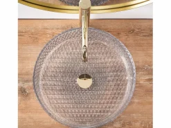 Rea Lavabo|Lavabo Sobre Encimera Cristal 39 White