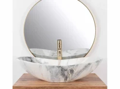 Rea Lavabo|Lavabo Sobre Encimera Royal Granit Shiny White