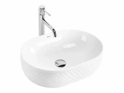 Rea Lavabo|Lavabo Sobre Encimera Oktawia Oval White