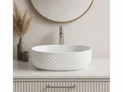 Rea Lavabo|Lavabo Sobre Encimera Oktawia Oval White