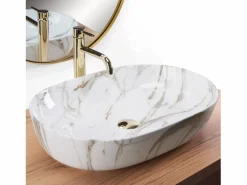 Lavabo Sobre Encimera Cleo 61 Shiny Aiax White^Rea Online