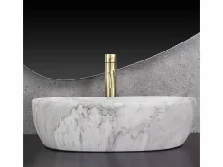 Rea Lavabo Sobre Encimera Amelia Ash Matt Beige Sale