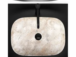 Rea Lavabo Sobre Encimera Belinda Savana Beige New