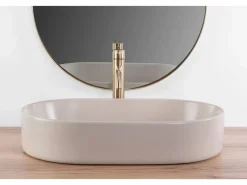 Rea Lavabo Sobre Encimera Nadia 60 Beige Clearance