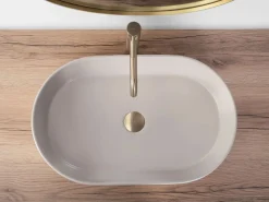 Rea Lavabo Sobre Encimera Nadia 60 Beige Clearance