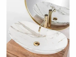 Rea Lavabo|Lavabo Sobre Encimera Royal Lava Matt White