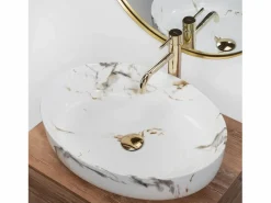 Lavabo Sobre Encimera Queen Carrara Shiny White^Rea Discount