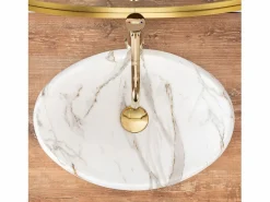 Rea Lavabo|Lavabo Sobre Encimera Linda Lava White