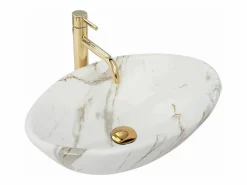 Lavabo Sobre Encimera Pamela Shiny Aiax White^Rea Hot