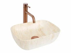 Rea Lavabo Sobre Encimera Belinda Mini Beige Best