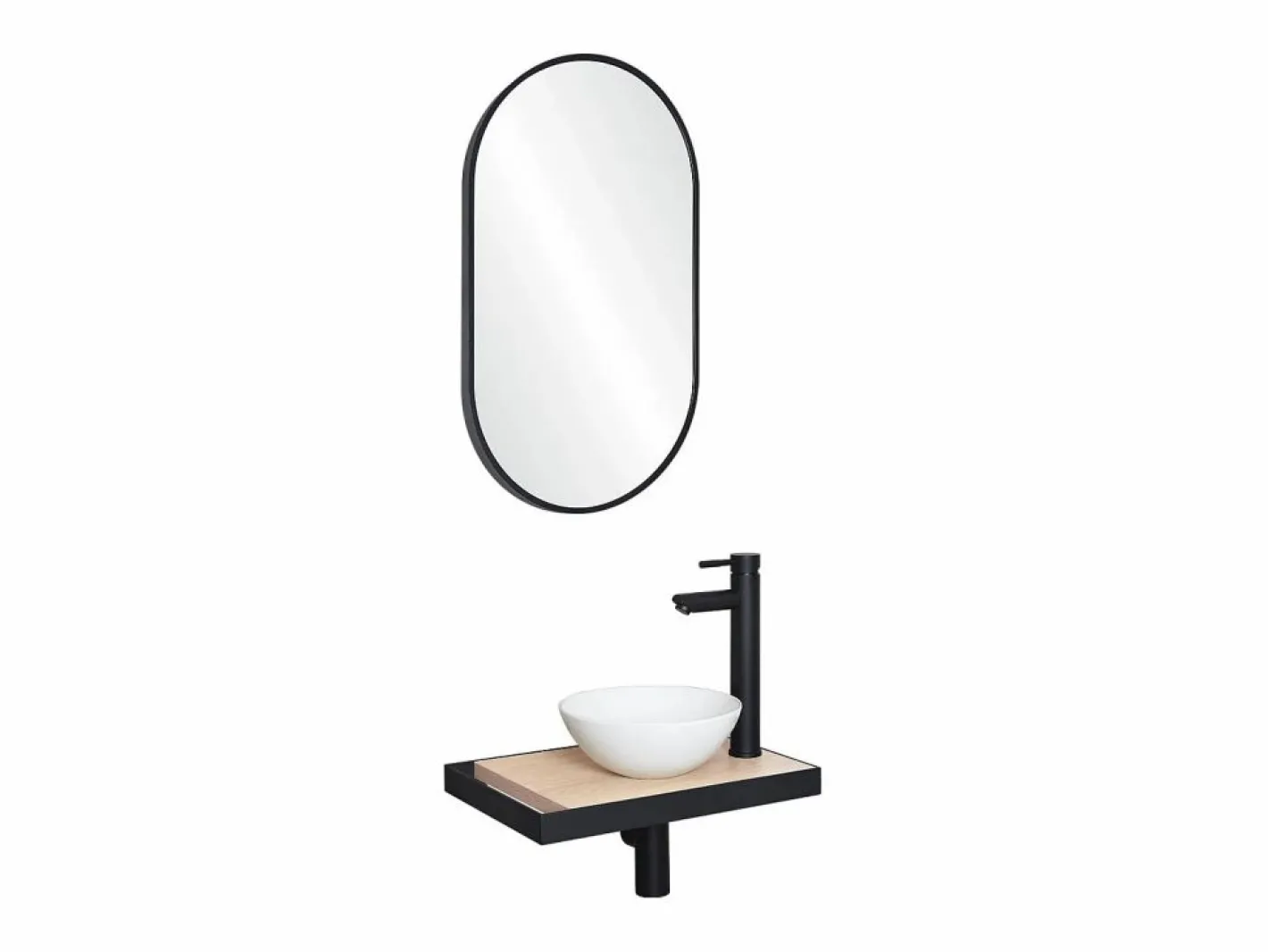 Lavabo SOHO slim + lavabo + grifo + espejo^ Online