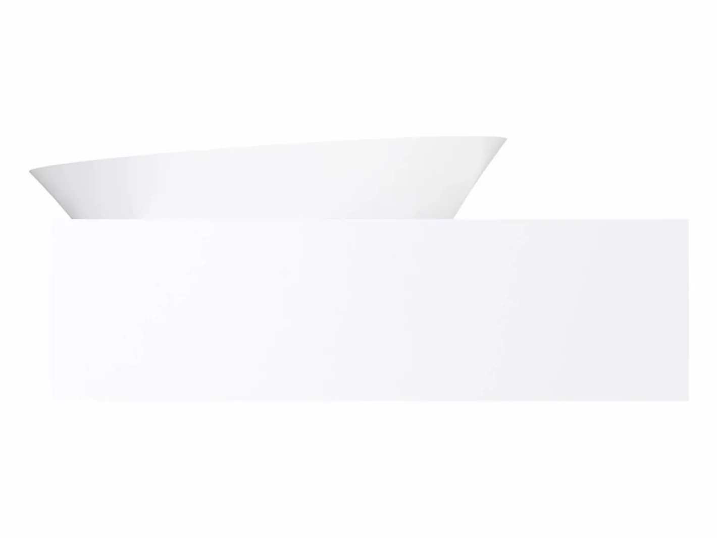 Lavabo suspendido de solid surface con toallero - 100 cm - YUMIKO^Shower & Design Online