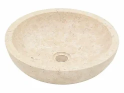 vidaxl Lavabo 40x12 cm mármol crema Beige Sale