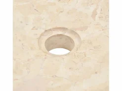 vidaxl Lavabo 40x12 cm mármol crema Beige Sale