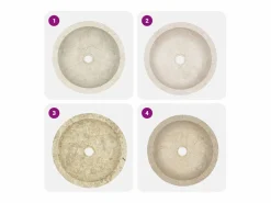 vidaxl Lavabo 40x12 cm mármol crema Beige Sale