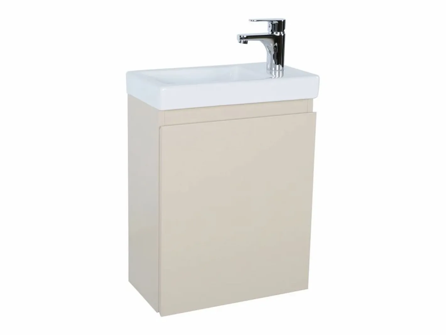 Lavamanos LISA + grifo cromado Beige Online