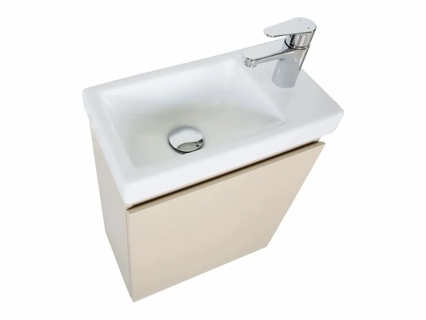 Lavamanos LISA + grifo cromado Beige Online
