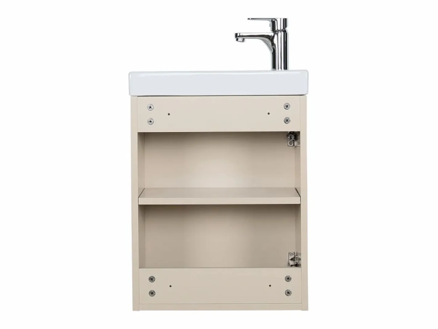 Lavamanos LISA + grifo cromado Beige Online