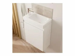 Mueble De Aseo|Lavamanos LISA + grifo cromado