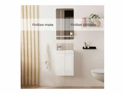 Mueble De Aseo|Lavamanos LISA + grifo cromado