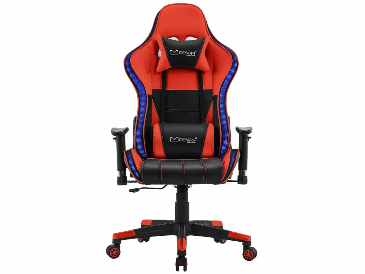 ML-DESIGN Silla Gaming|LED Gaming Silla Silla de escritorio Silla de oficina Silla giratoria Ajustable