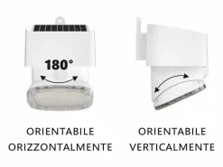 LED solar multifuncional/ajustable 2000lm IP65^ New