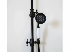Essebagno Columna De Ducha|Leeds Columna de ducha mecánica retro negra