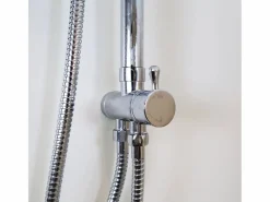 Leeds columna de ducha sin mezclador cromada^Essebagno