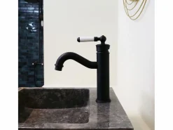 Essebagno Leeds mezclador bajo lavabo rétro Negro New