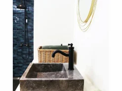 Essebagno Leeds mezclador bajo lavabo rétro Negro New