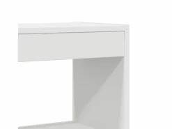 Librería Blanca de Madera de Ingeniería 100 x 30 x 198 cm Estante Blanco Sale