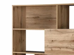 Librería con 2 puertas y 8 huecos - Natural claro - CEVANIA^Vente-unique Online