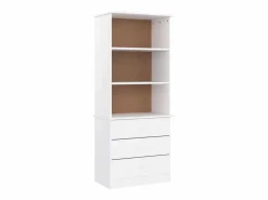 Librería con cajones ALTA madera de pino 60x35x142 cm^Clicnbuy Best