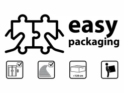 Skraut Home Librería estantería, 230x25x186cm, Salón - Comedor - Oficina, Con Almacenaje, Roble y negro Color natural claro Sale