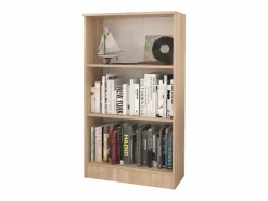 Librería haaus Flint, 2 estantes, Roble Sonoma, 70 x 32 x 122 cm Beige Best