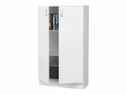 Consola Escritorio|Librería haaus Flint, 2 puertas, , 70 x 32 x 122 cm