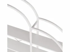 ModernLuxe Librería|Librería moderna de metal 170×26×190 cm - forma de nube - 5 niveles de almacenamiento -