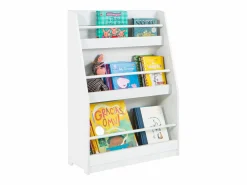 Sobuy Mueble De Bebé|Librería para Niños de Altura de 3 Niveles Estantería Infantil Multifuncional 58 x 18 x 81cm KMB45-W ES
