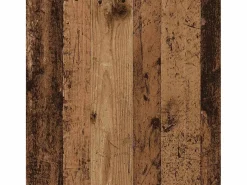 Librería/Separador de ambientes madera vieja 105x24x102 cm Marru00f3n Outlet
