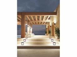 Linterna solar con visera LED de 3,5 W, funciona con pilas, IP54 Corten^ Online