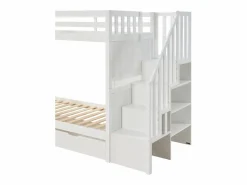 Litera 90 x 190 cm con cajones pino y MDF - ZILENI^Vente-unique Online